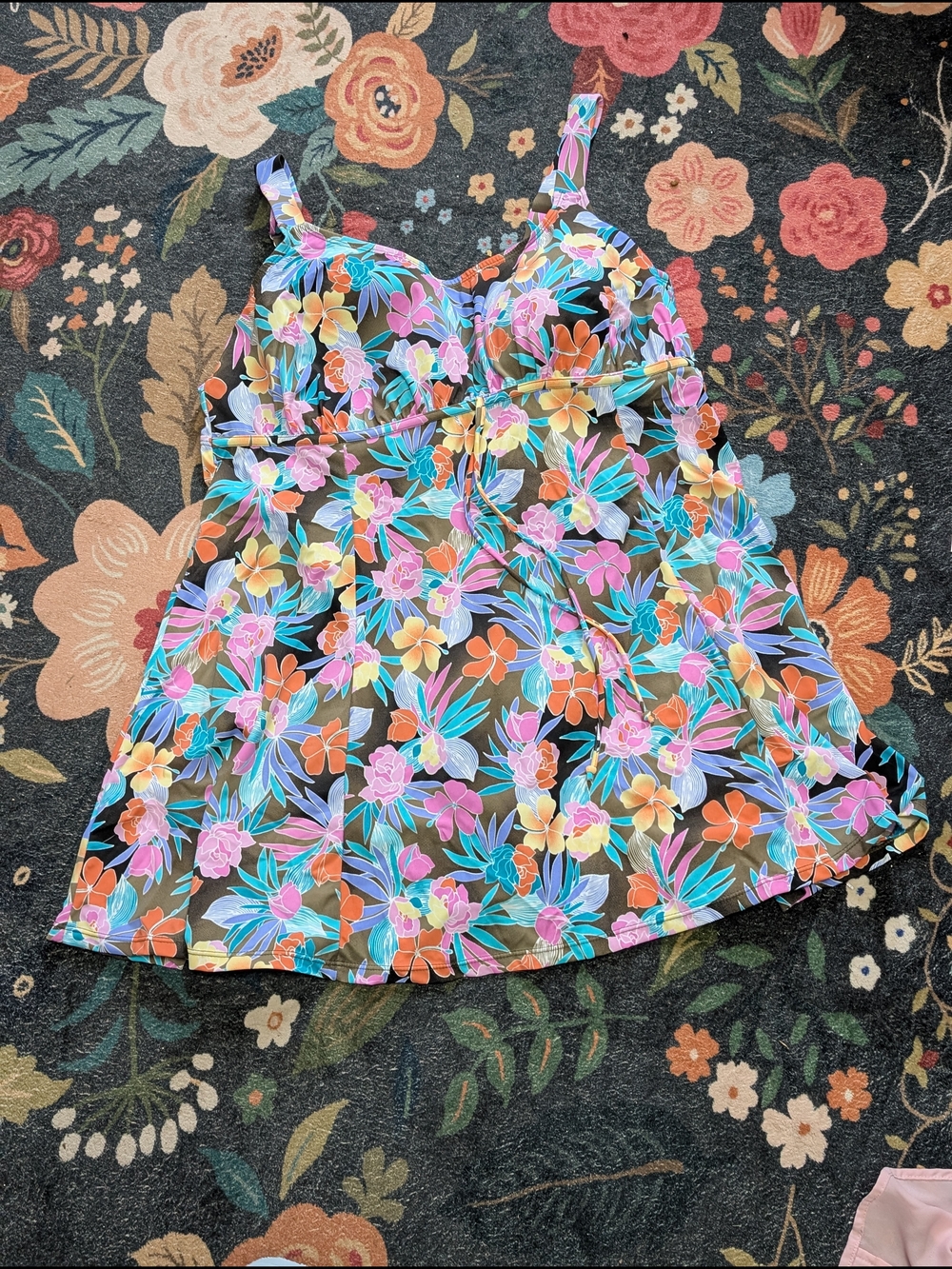 Fit4u Floral one pc Swimsuit - Size 22W